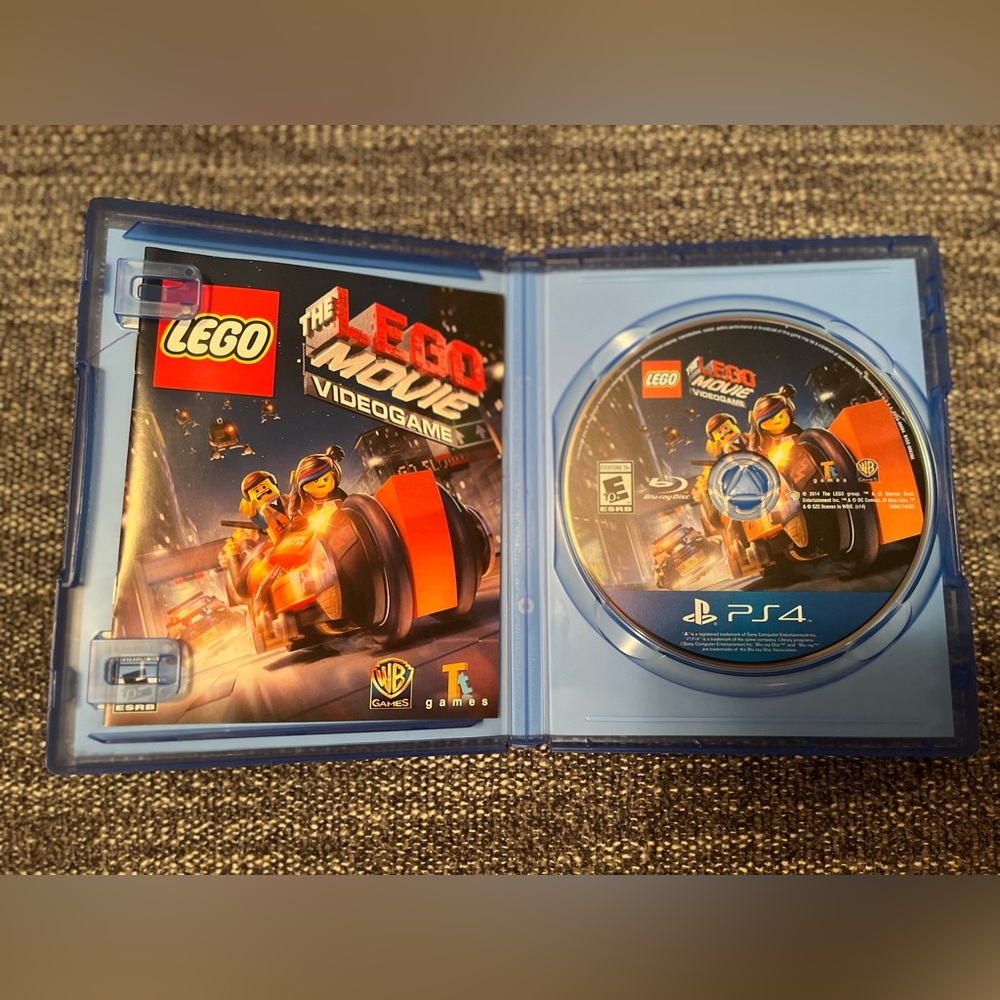 The LEGO Movie Videogame PS4 Sony PlayStation 4 2014 CIB Complete Warner Bros